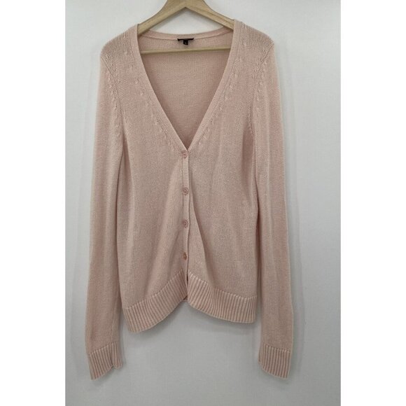 Talbots Plus Size Cardigan Sweater Button‎ Up V Neck Lambs Wool Blend Size X - Picture 1 of 10